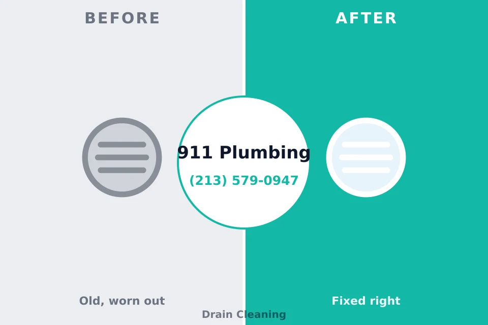 Before and after: plumbing repair Beckett, NJ
